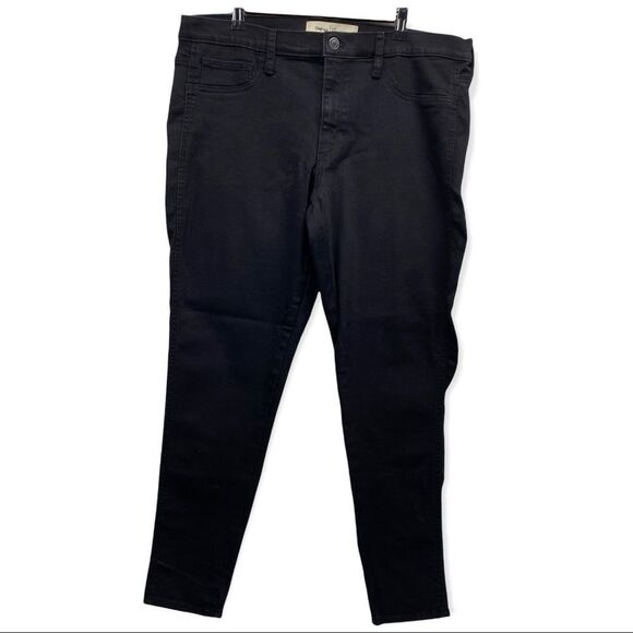 Gap Women's Stretch Black Denim Legging size 33R - Picture 1 of 9